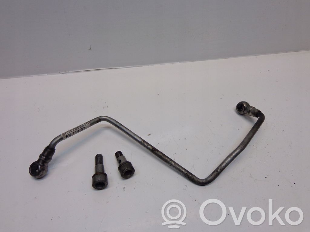 Citroen Berlingo Manguera/tubo de aceite del turbocompresor turbo 