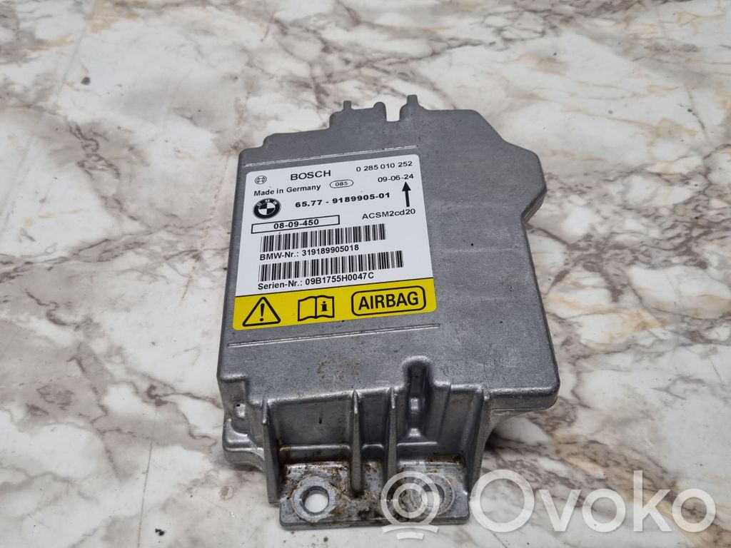 BMW X5 E70 Unitate/modul de comandă airbaguri 