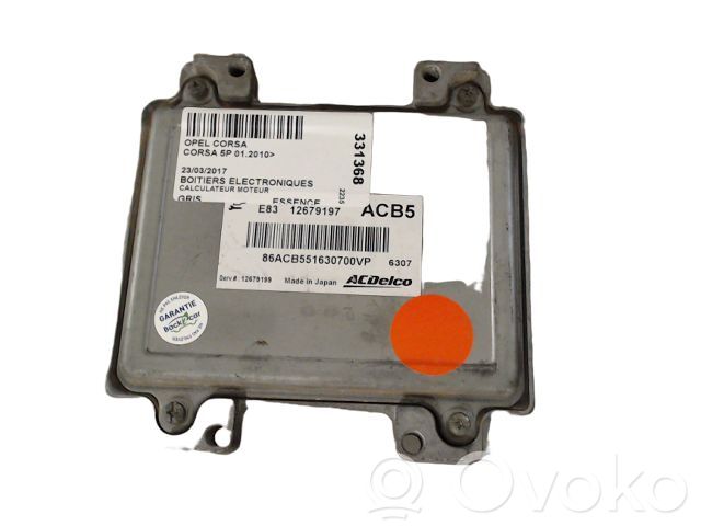 Opel Corsa E Motorsteuergerät ECU 