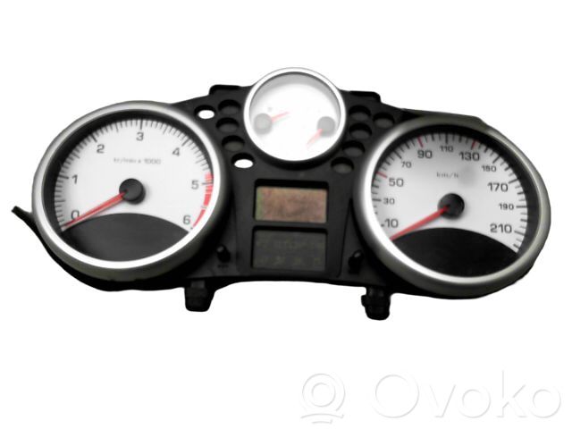 Peugeot 206+ Geschwindigkeitsmesser Cockpit 