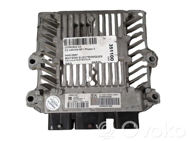Citroen C3 Engine control unit/module ECU 