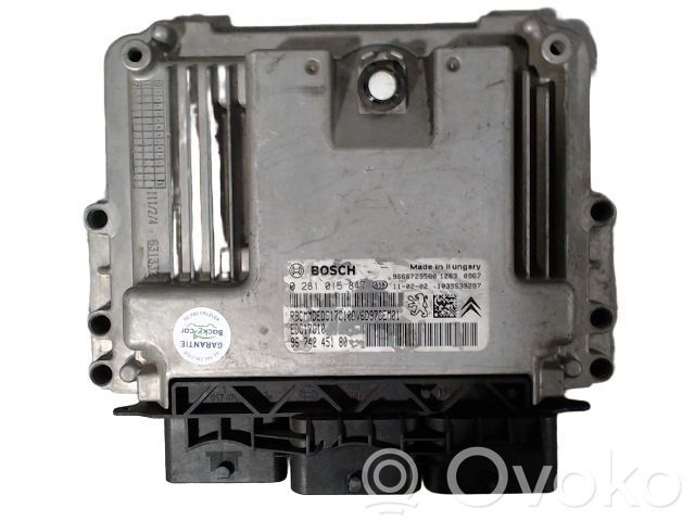 Citroen C3 Komputer / Sterownik ECU silnika 