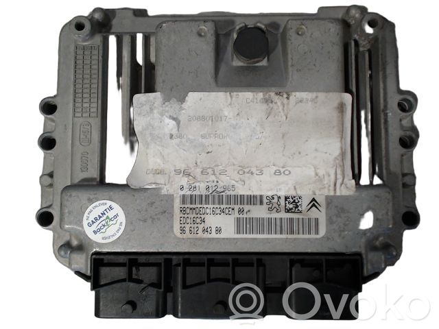 Citroen C4 I Engine control unit/module ECU 