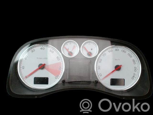 Peugeot 307 CC Vitezometru (grup de instrumente)