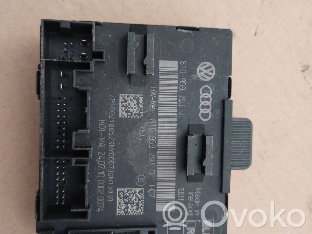 Unité de commande module de porte   8T0959793J,8T0959793D