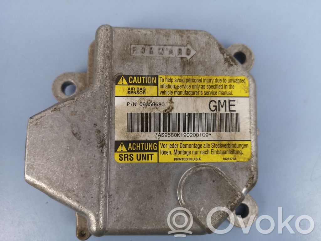 Opel Sintra Airbag control unit/module 