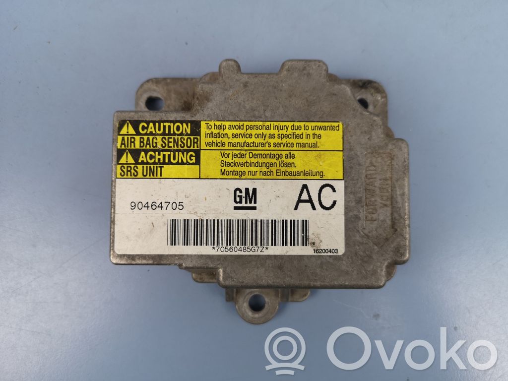 Opel Vectra B Airbag control unit/module 