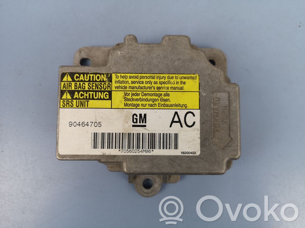 Opel Vectra B Airbag control unit/module 