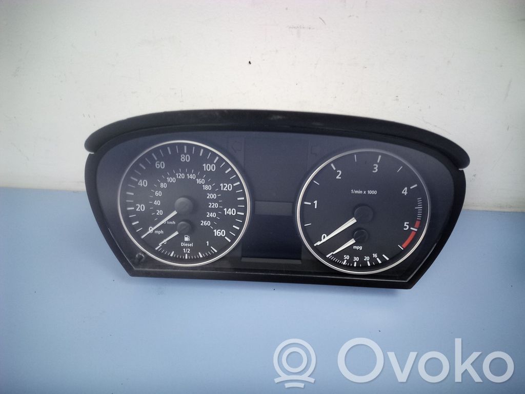 BMW 3 E90 E91 Speedometer (instrument cluster) 