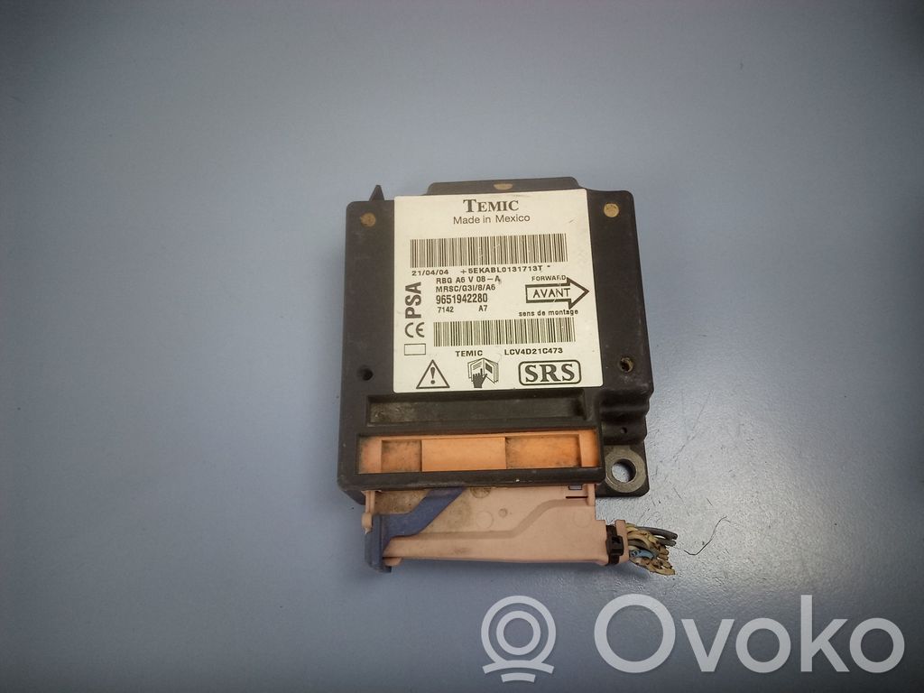 Citroen C3 Airbag control unit/module 