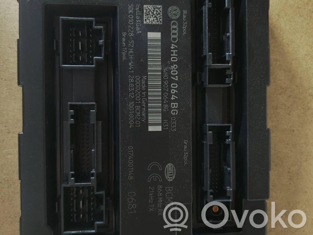 Audi A6 S6 C7 4G Mukavuusmoduuli 