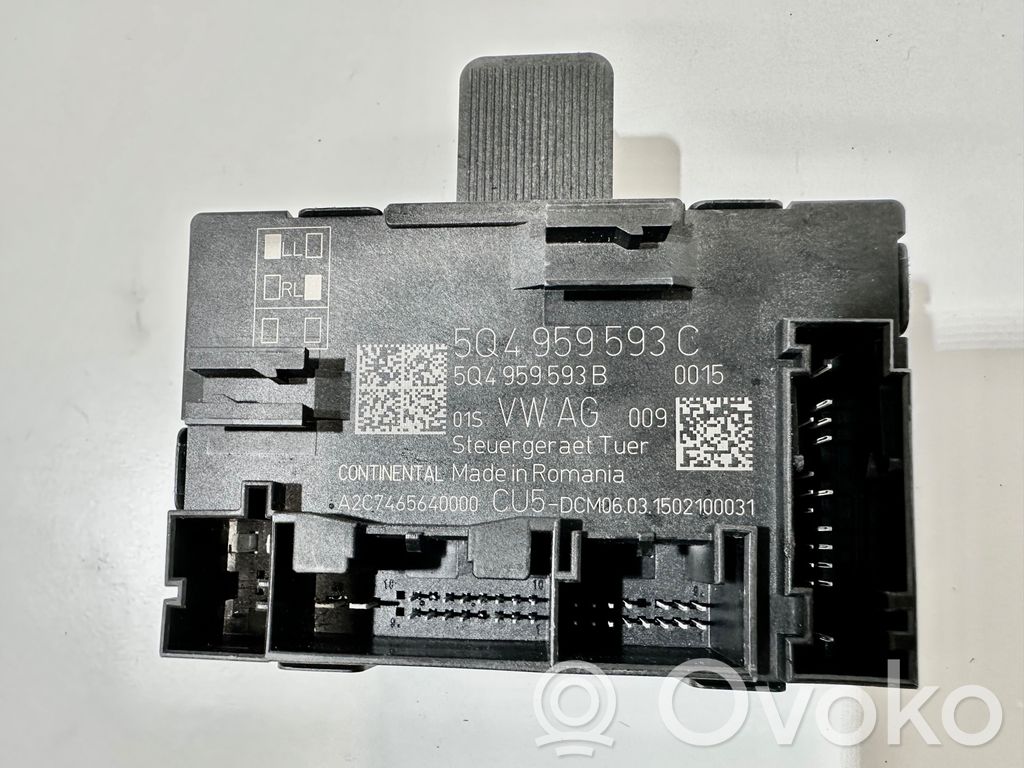 Volkswagen Golf VII Door control unit/module 