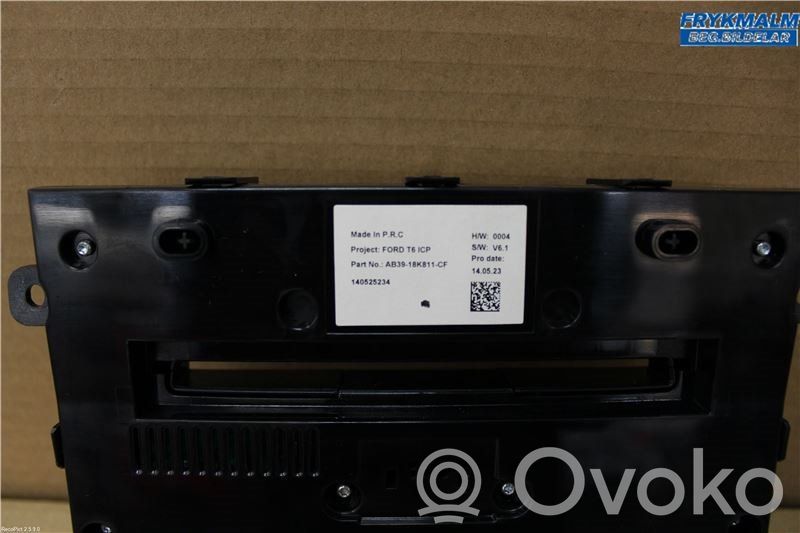 Ford Ranger Radio/CD/DVD/GPS head unit 