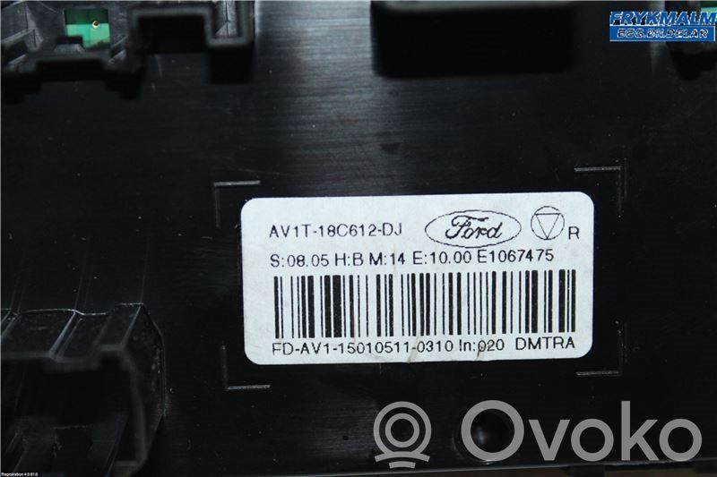 Ford B-MAX Climate control unit 