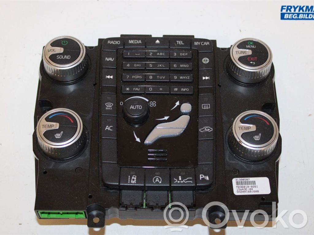 Climate control unit   31443428,31398587,31398587