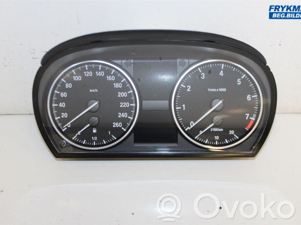 BMW 3 E90 E91 Speedometer (instrument cluster) 