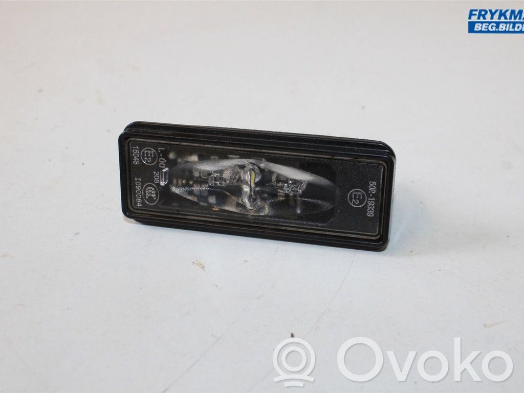 Citroen C3 Éclairage de plaque d'immatriculation 