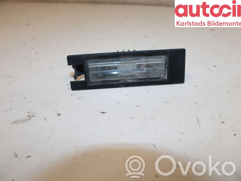 Opel Astra H Éclairage de plaque d'immatriculation 