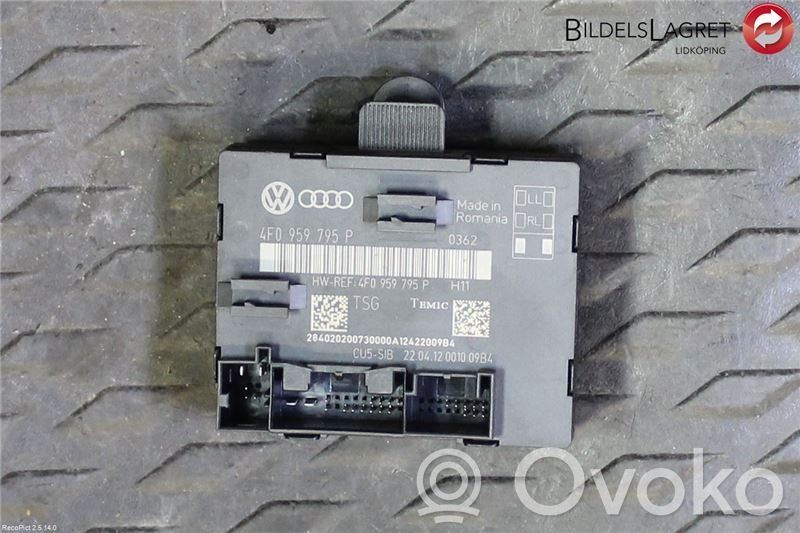 Unité de commande module de porte   4F0959795P,4F0959795P,4F0959795P