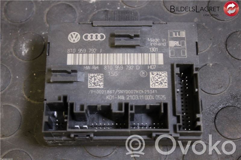 Unité de commande module de porte   8T0959792J,8T0959792J,8T0959792J