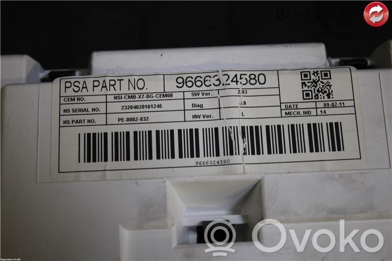 Speedometer (instrument cluster)   6103PC,9666324580,9666324580