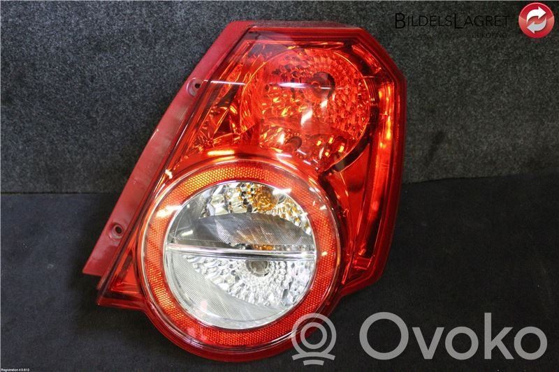 Chevrolet Aveo Aizmugurējais lukturis virsbūvē 