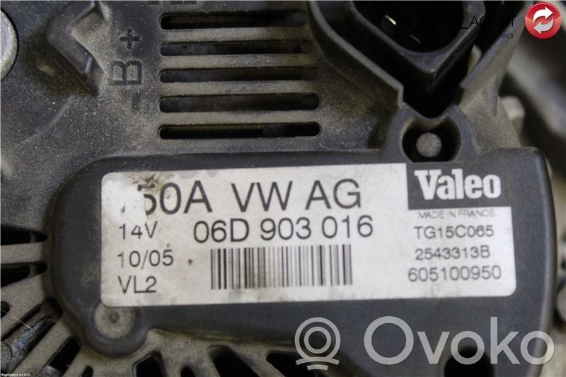 Audi A4 S4 B7 8E 8H Generatorius 