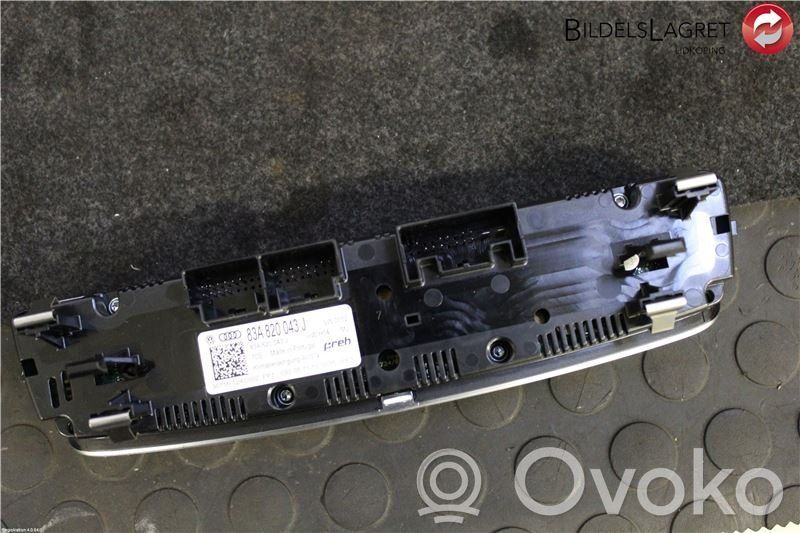 Audi Q3 F3 Climate control unit 
