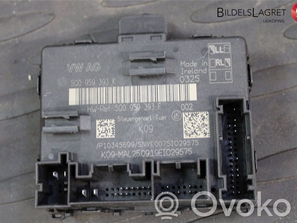 Unité de commande module de porte   5Q0959393K,5Q0959393K,5Q0959393K