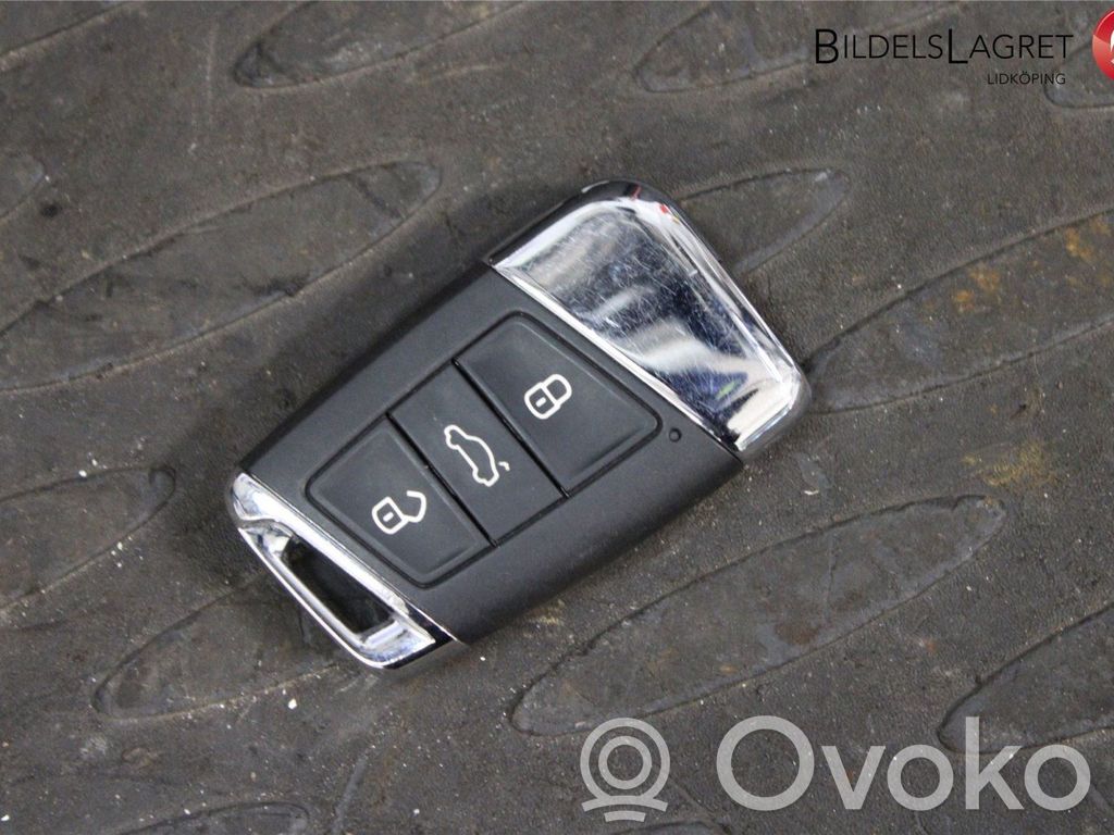 Klucz / Karta zapłonu   3G0959752CGDTB,3G0959752BTDTB,3G0959752BTDTB