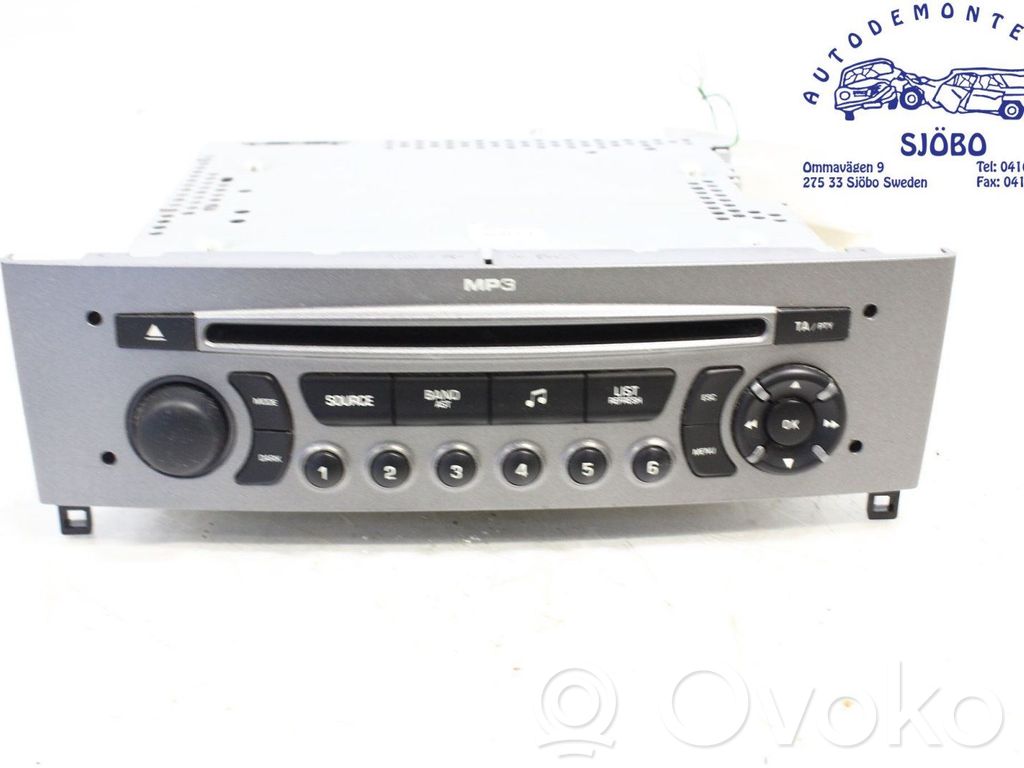 Peugeot 308 Radio/CD/DVD/GPS head unit 