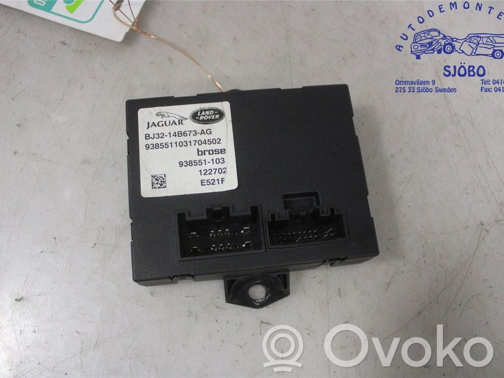 Land Rover Range Rover Evoque L538 Tailgate/trunk control unit/module 