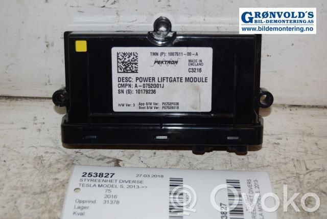 Unité de commande / module de hayon   100751100A,100751100A