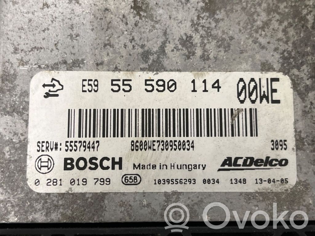Opel Corsa D Engine control unit/module ECU 