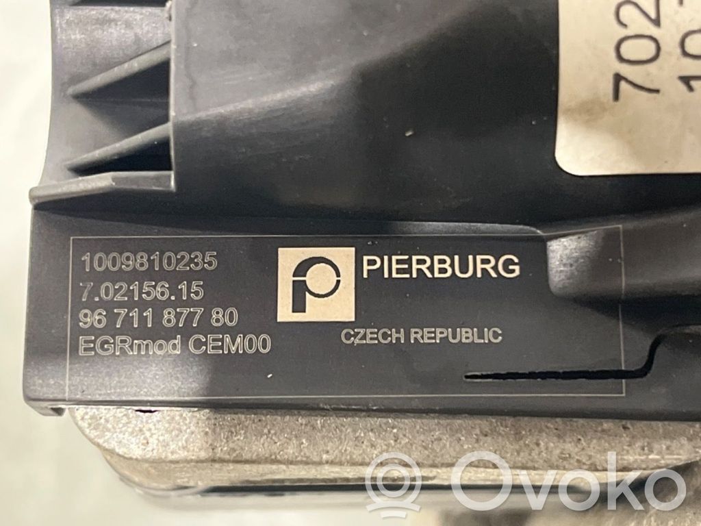 Peugeot 207 Válvula EGR 