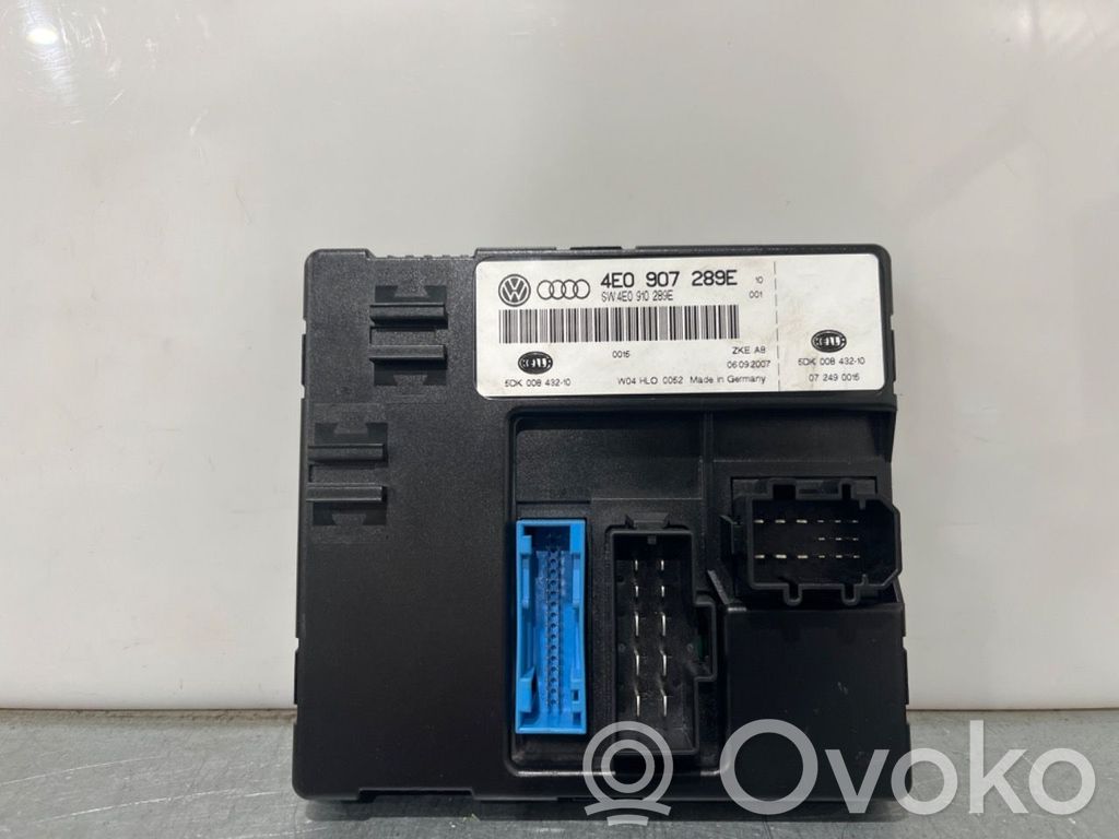 Unidad de control/módulo de carrocería central   4E0910289E,4E0910289E,4E0910289E,4E0910289E,5DK00843210