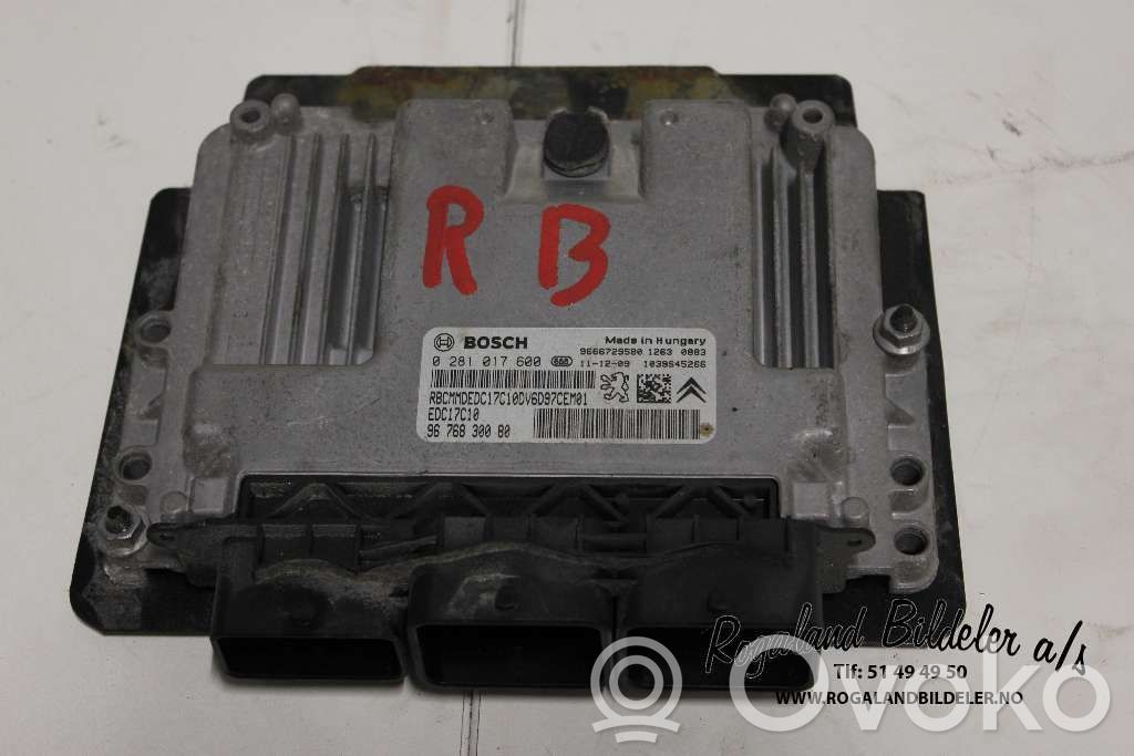 Peugeot Partner Engine control unit/module ECU 