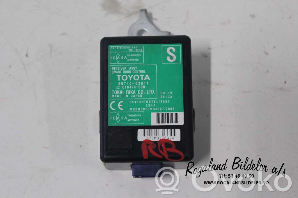Toyota Auris 150 Citu veidu vadības bloki / moduļi 