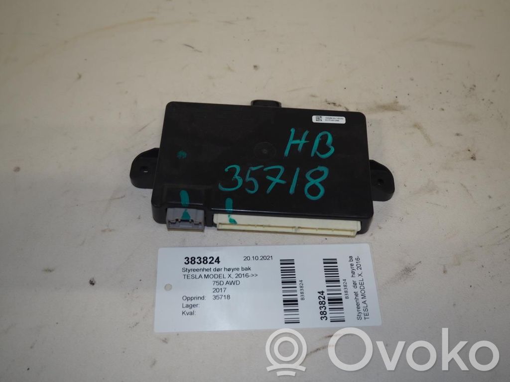 Tesla Model X Unidad de control/módulo de la puerta 