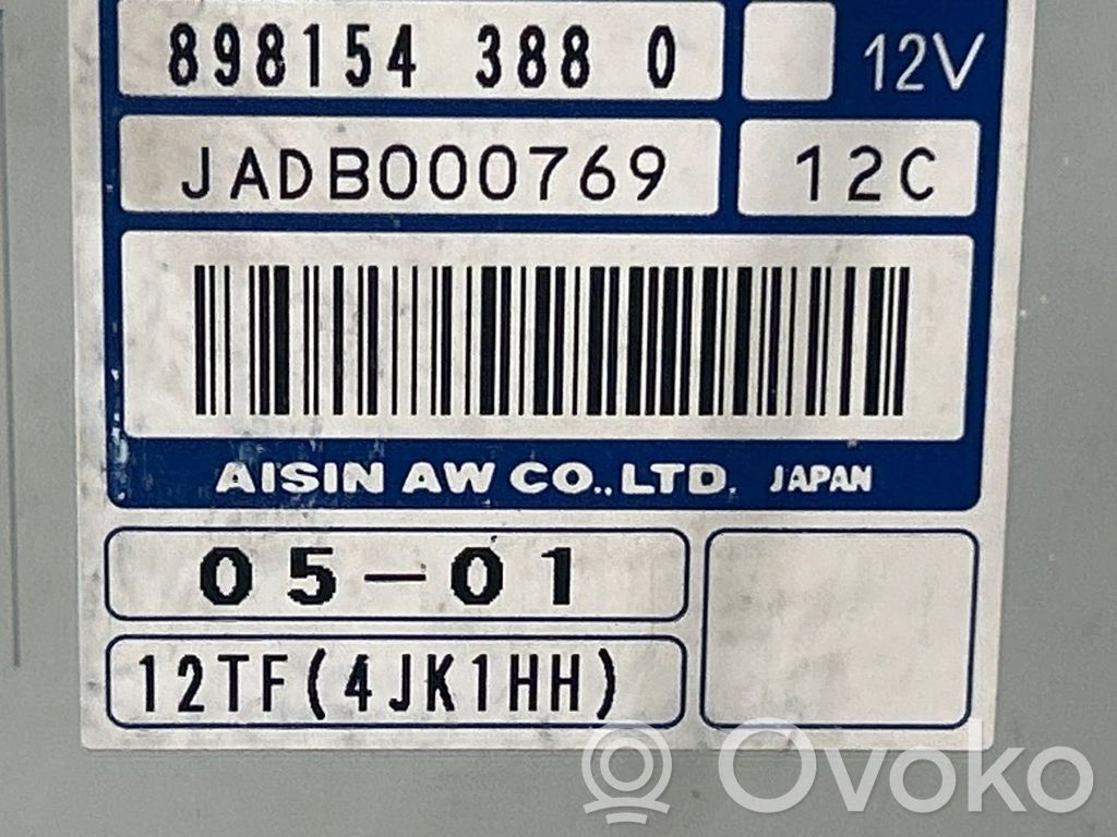 Isuzu D-Max Gearbox control unit/module 