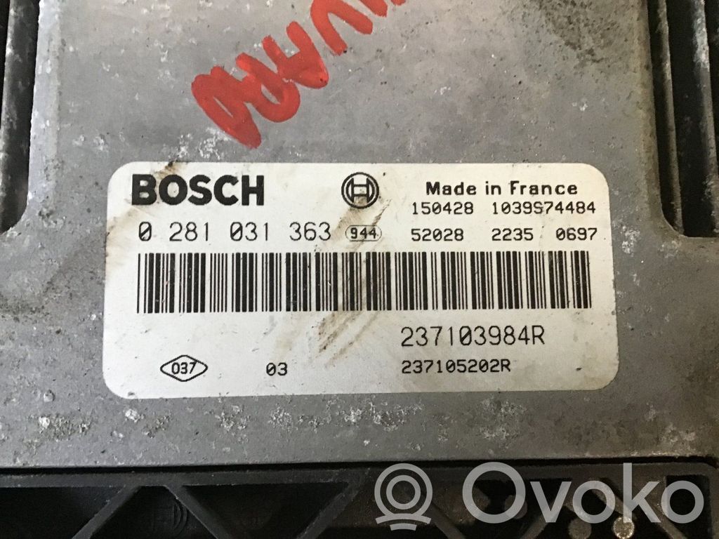 Opel Vivaro Engine control unit/module ECU 