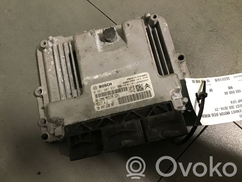 Peugeot 308 Engine control unit/module ECU 
