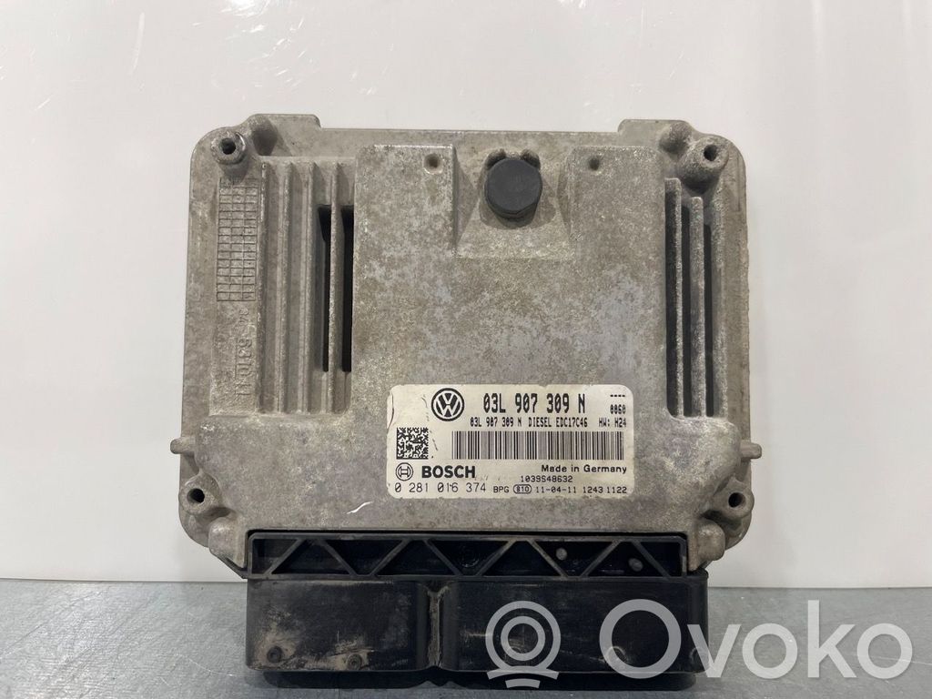 Volkswagen PASSAT B7 Engine control unit/module ECU 