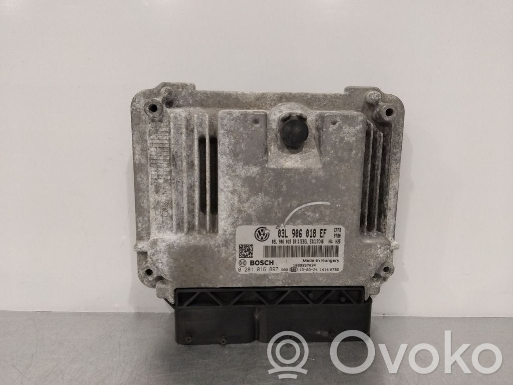 Engine control unit/module ECU   03L906018EF,03L906018EF