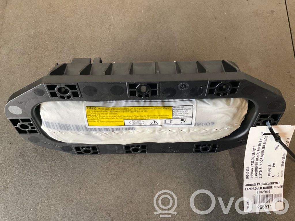 Land Rover Range Rover Evoque L538 Airbag del passeggero 