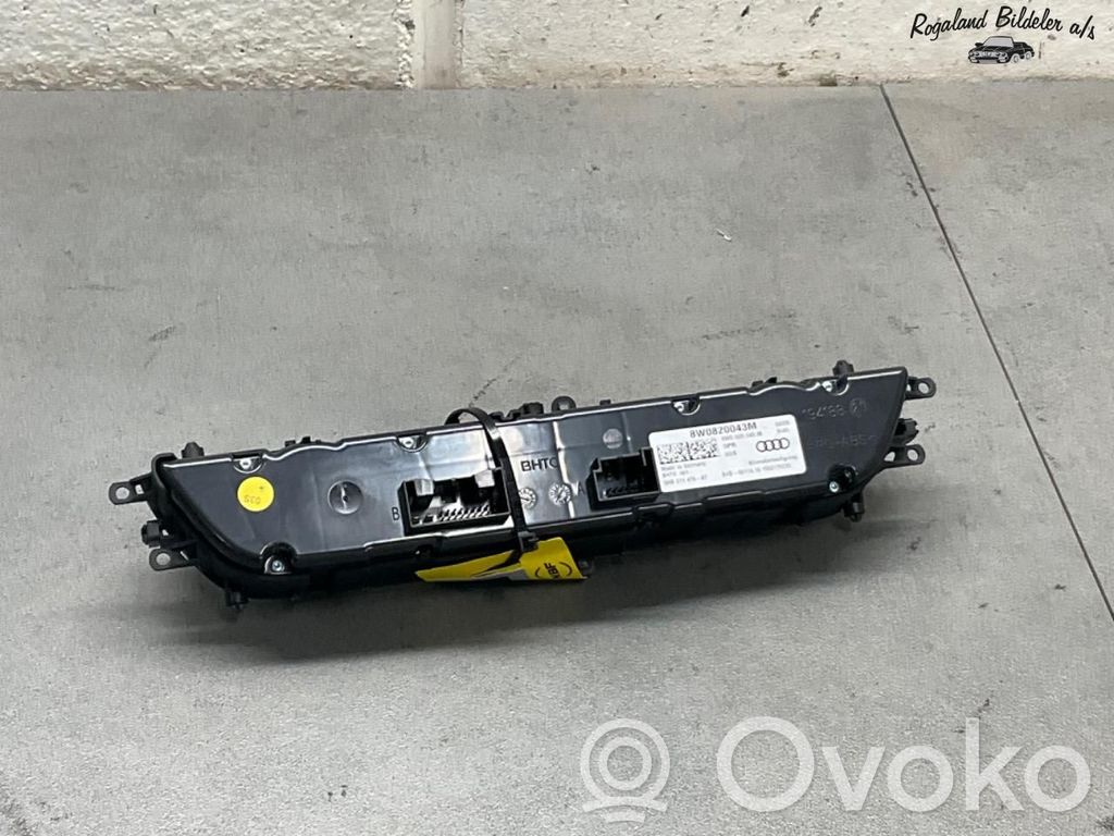 Audi A4 S4 B9 Climate control/heater control trim 