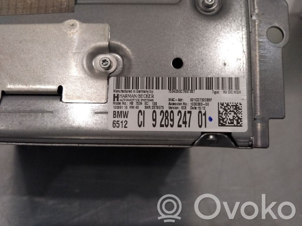 BMW 5 F10 F11 Unitate principală radio/CD/DVD/GPS 