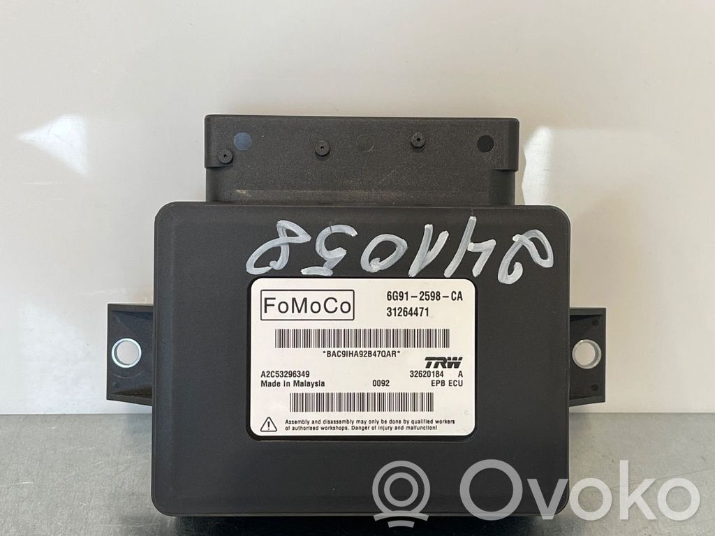 Module de commande de frein à main   31341542,31264471,31264471,31264471,31341542,A2C53296349