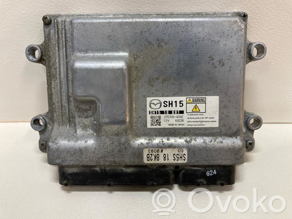 Mazda 6 Unité de commande, module ECU de moteur 