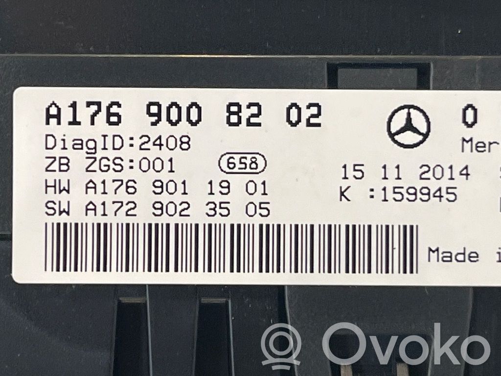 Mercedes-Benz A W176 Spidometras (prietaisų skydelis)